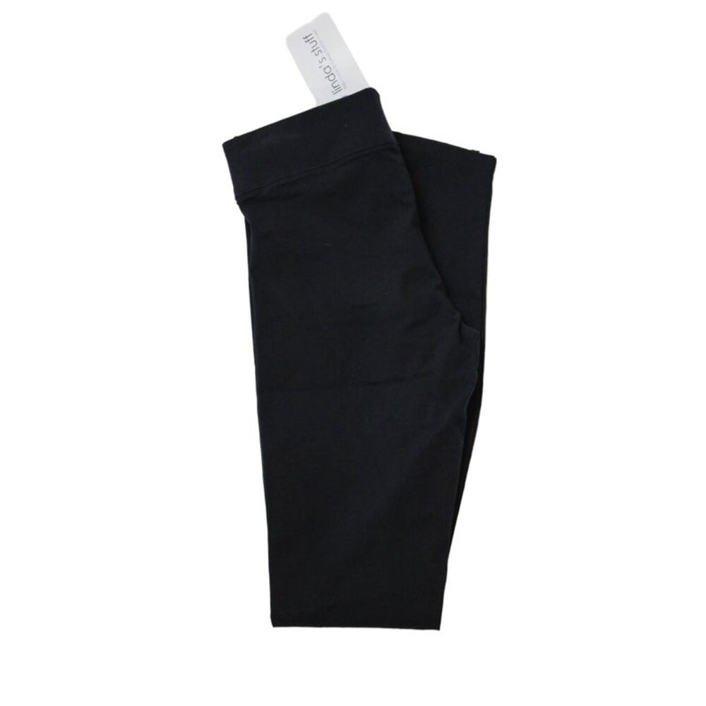 Helmut Lang Womens Elastic Waist Darted Slip-On Office Leggings Black Size P